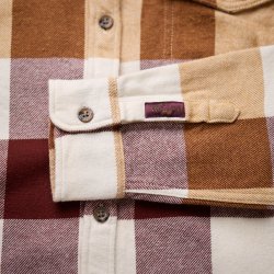 Chemise à carreaux Vichy Burgundy Honey Vichy - Vue détail 3 / 6