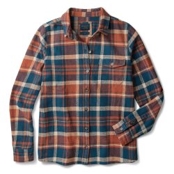Chemise à carreaux en flanelle Orange Checks - Packshot 2 / 7