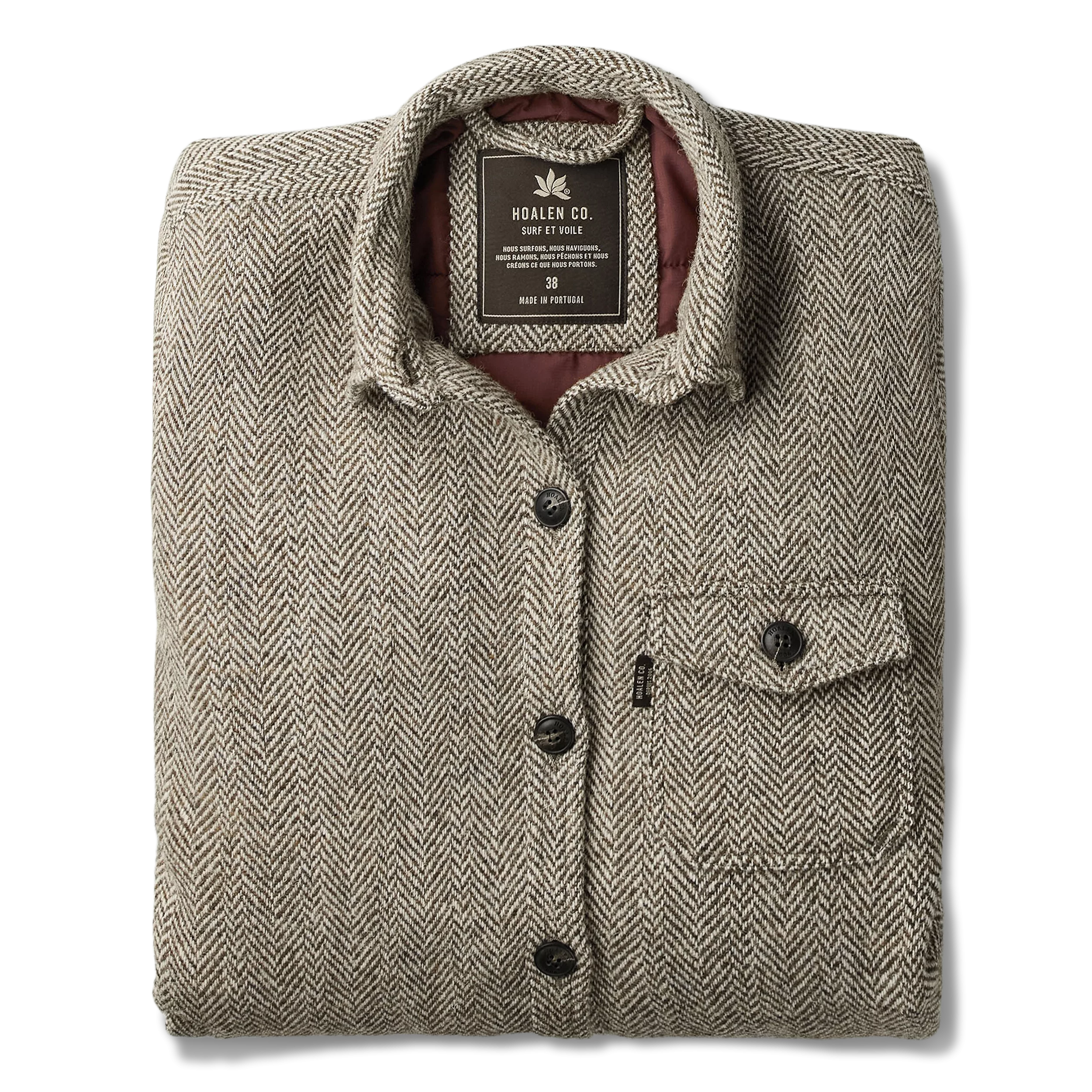 Tweed wool tweed Overshirt - Packshot 1 / 8