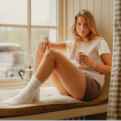 Pull sans manches Beige Melange - Vue extérieure 2 / 7