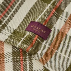 Surchemise en twill épais Olive Green Checks - Vue détail 2 / 7