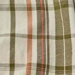 Surchemise en twill épais Olive Green Checks - Vue détail 4 / 7
