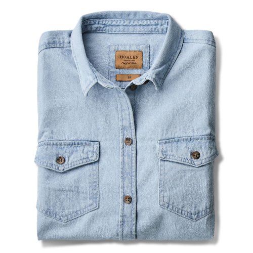 Chemise en jean denim.