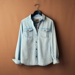 Chemise en jean denim. Denim - Vue extérieure 2 / 7