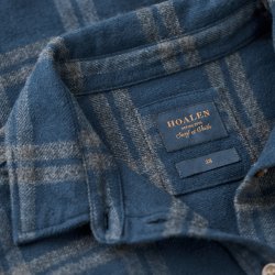 Chemise à carreaux en flanelle Blue Grey Checks - Vue détail 2 / 7