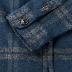 Surchemise à carreaux  Blue Grey Checks - Vue détail 5 / 7