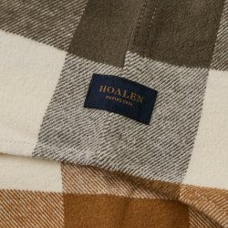 Chemise à carreaux en flanelle Olive Green Vichy - Vue détail 5 / 9