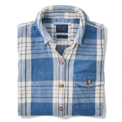 Surchemise en twill brossé Denim Checks - Packshot 1 / 1