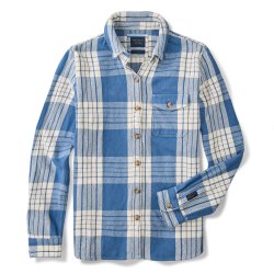 Surchemise en twill brossé Denim Checks - Packshot 3 / 7