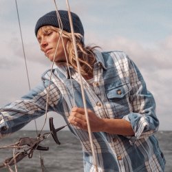 Surchemise en twill brossé Denim Checks - Vue extérieure 2 / 7