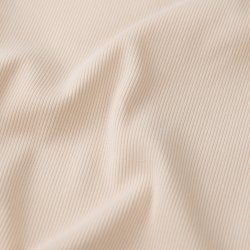 Débardeur  en coton biologique à fines côtes. Vintage White - Vue détail 2 / 7