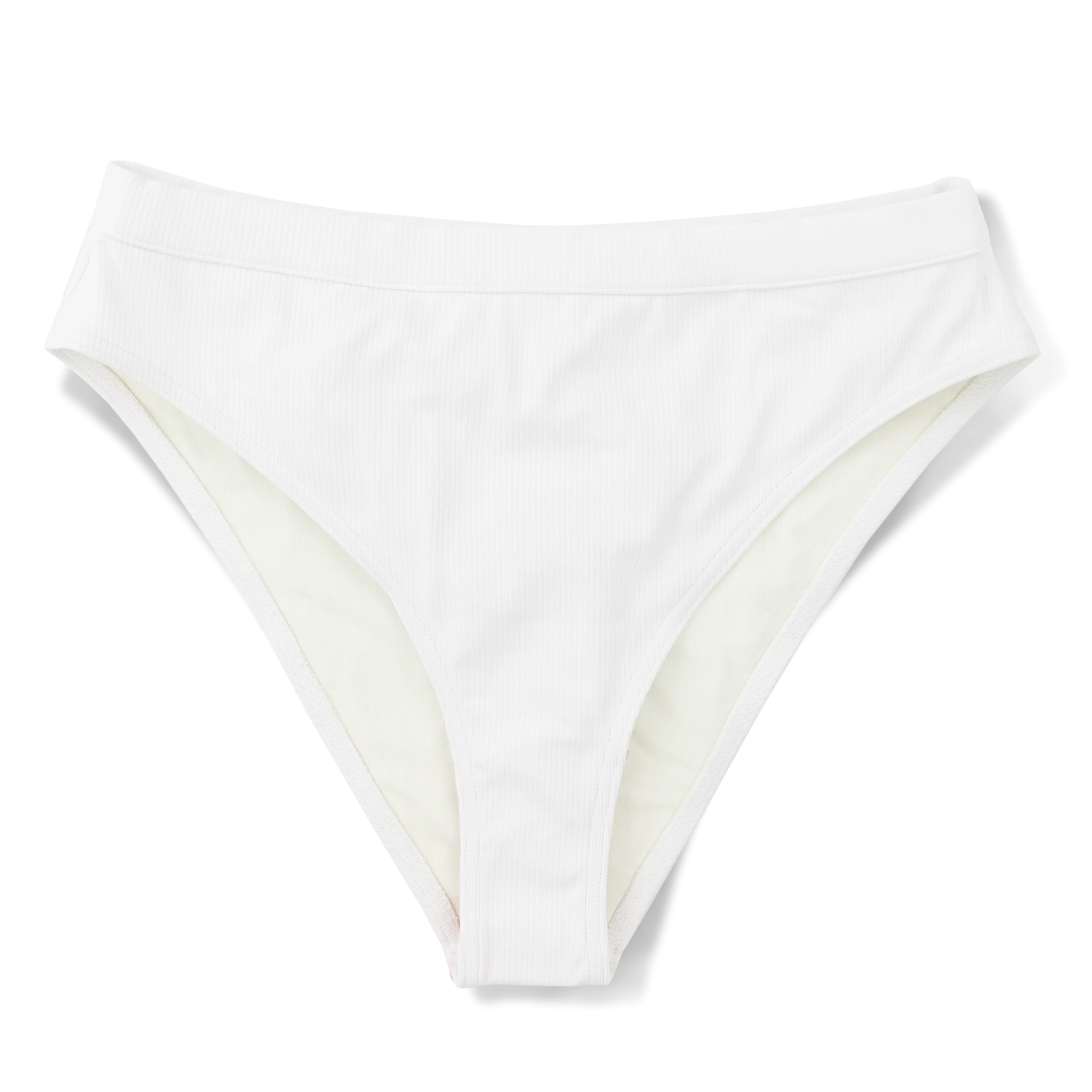 Maillot de bain maille texturée Off White - Packshot 3 / 5
