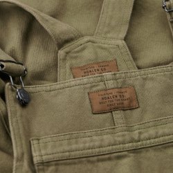 Salopette denim Military Green - Vue détail 3 / 7