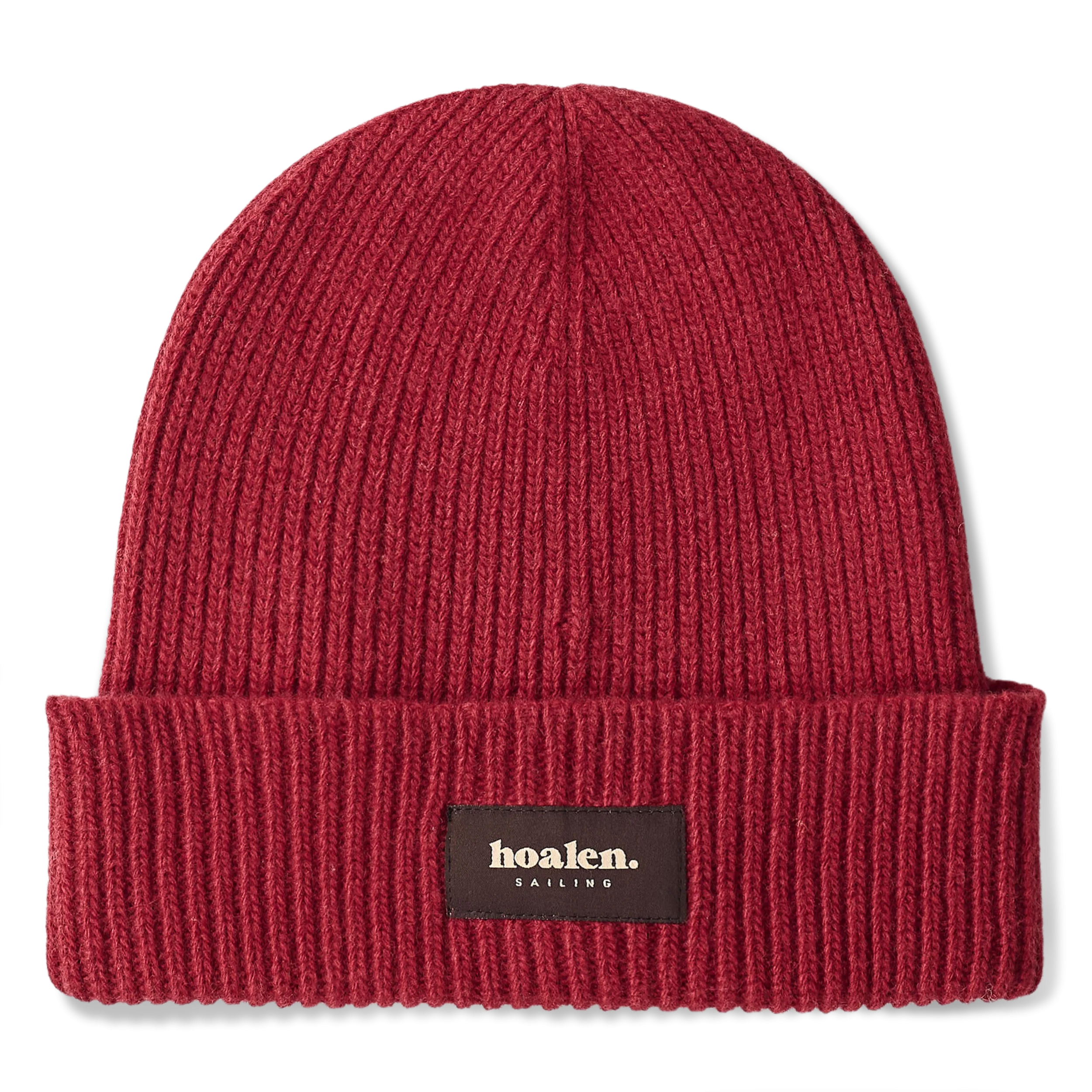 Bonnet en laine mérinos Burnt Red - Packshot 2 / 2