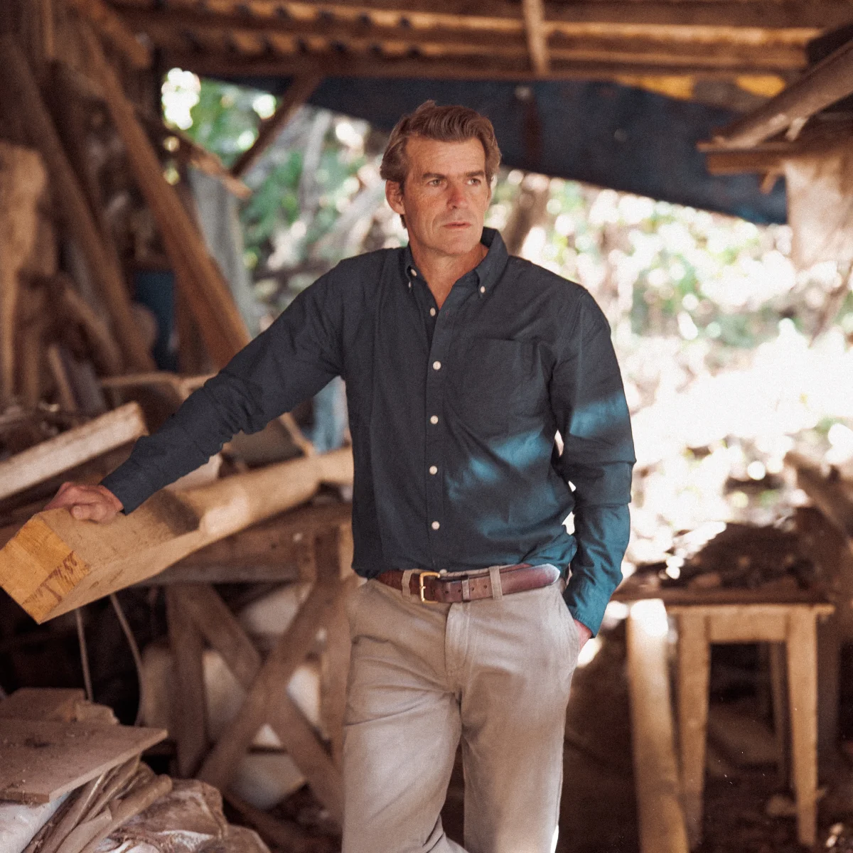 Chemise en tissu Oxford