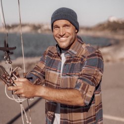 Chemise à carreaux en flanelle Blue Brown Checks - Vue extérieure 2 / 7