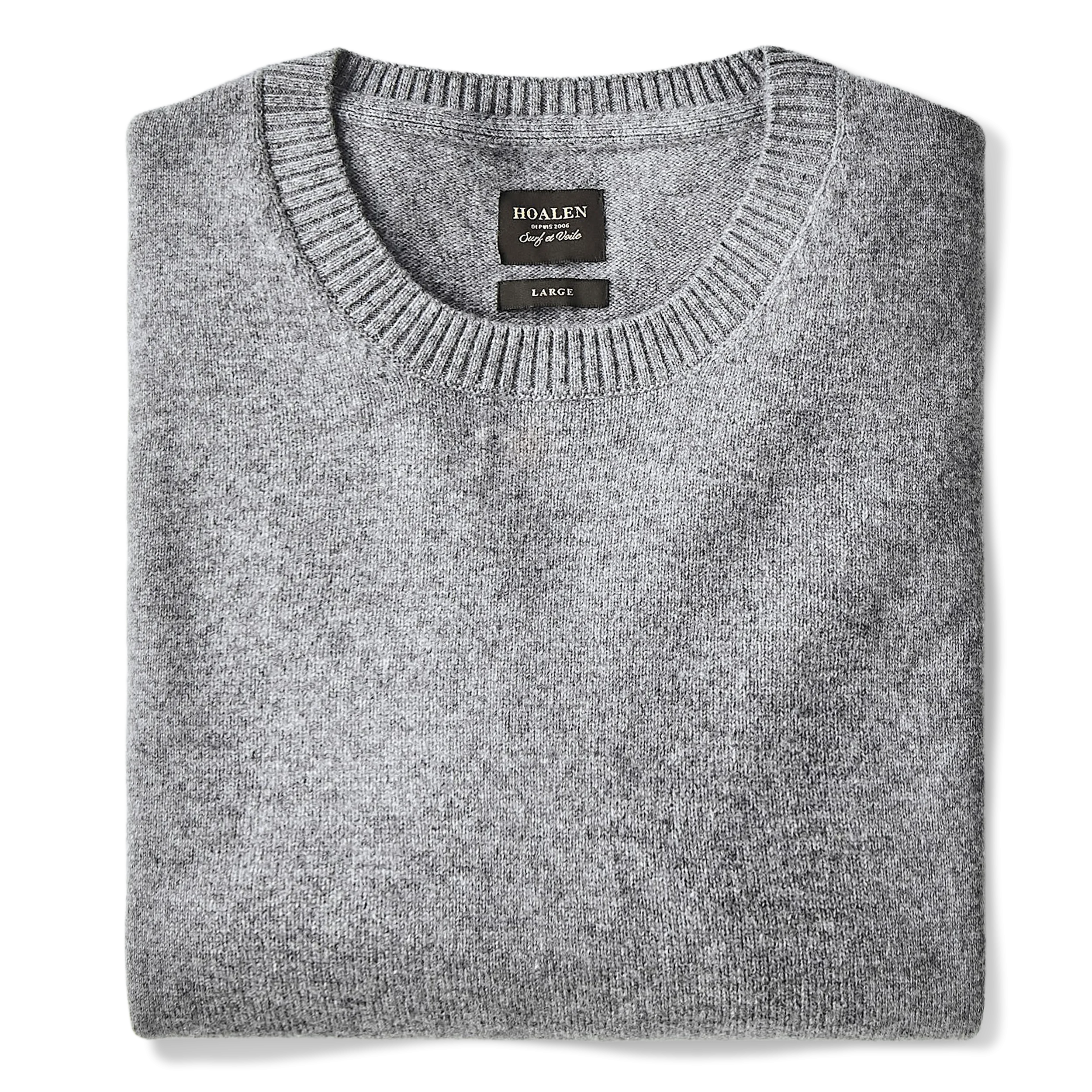 Pull en laine superfine Light Grey - Packshot 1 / 6