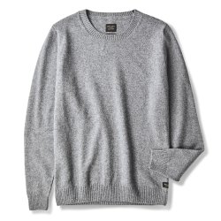Pull en laine superfine Light Grey - Packshot 2 / 6