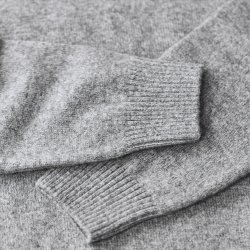 Pull en laine superfine Light Grey - Vue détail 4 / 6