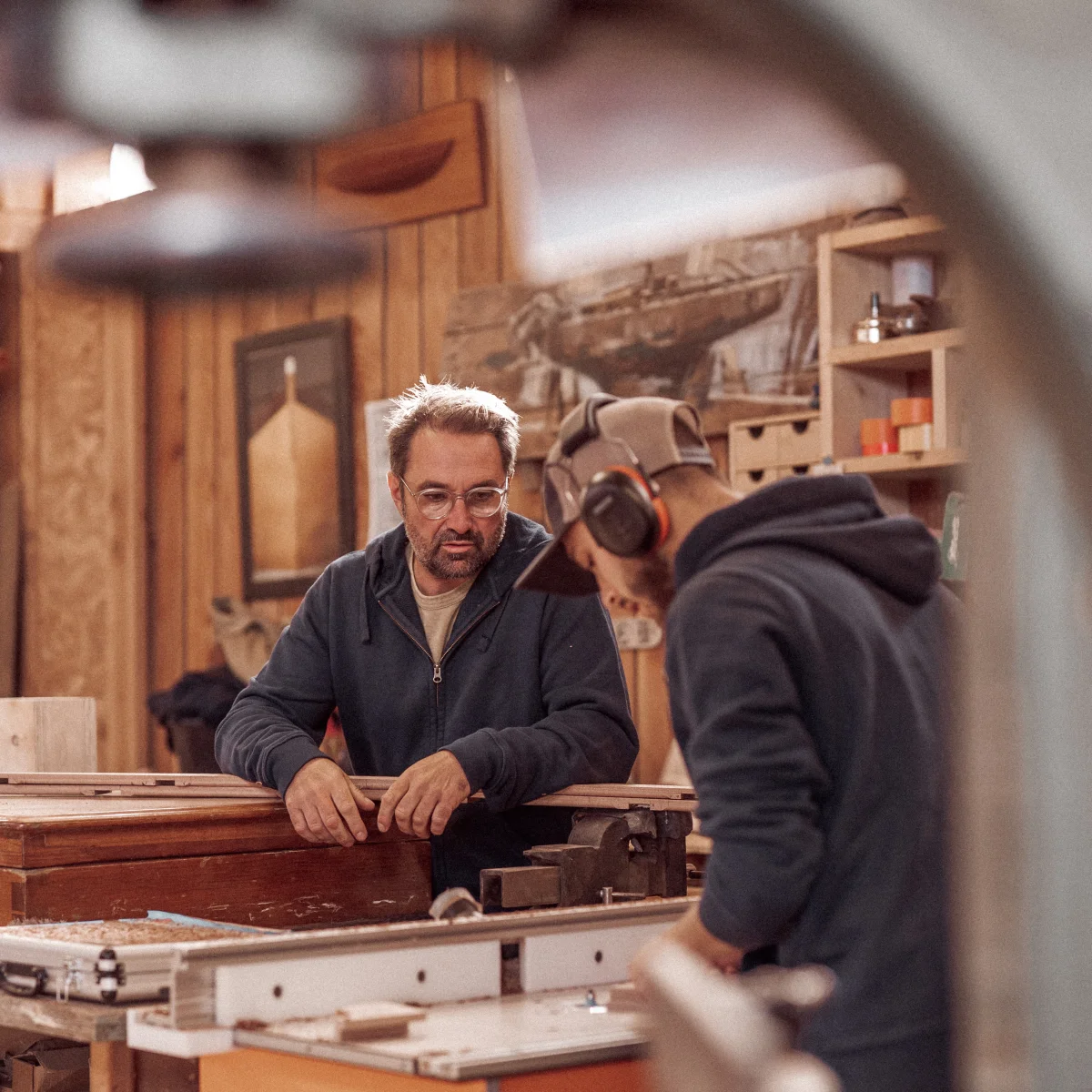 Sweat zippé à capuche très épais