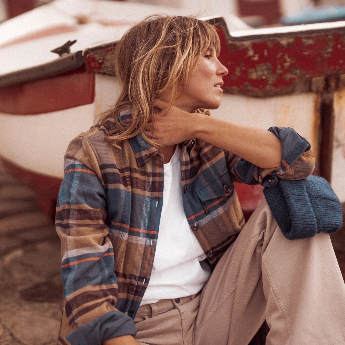 Chemise à carreaux à carreaux