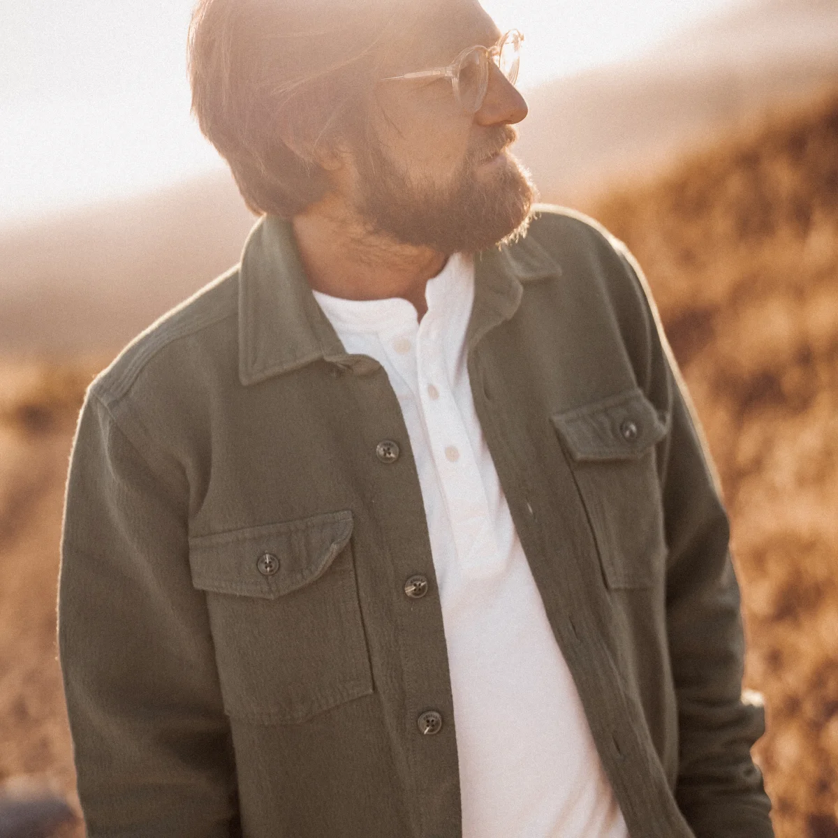 Overshirt brushed flannel