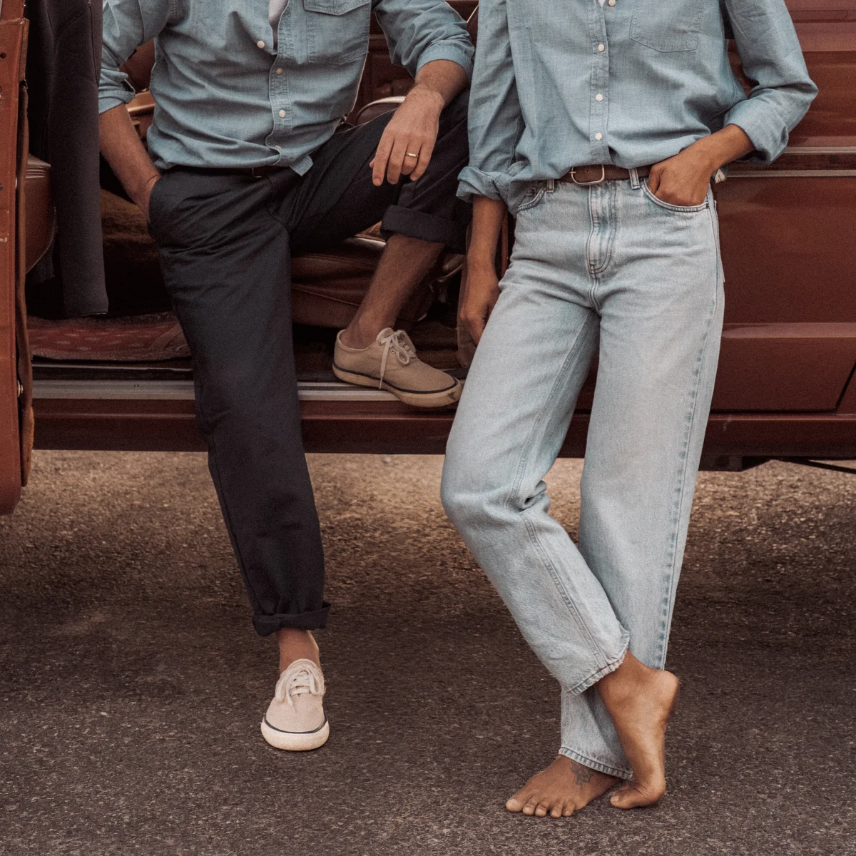 Jeans 100% coton