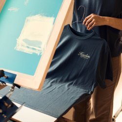 T-Shirt Atelier Laundry Old Marine - Vue extérieure 2 / 5